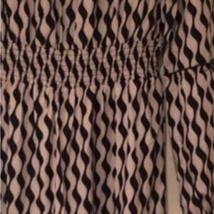 Black and White Patterned Dress